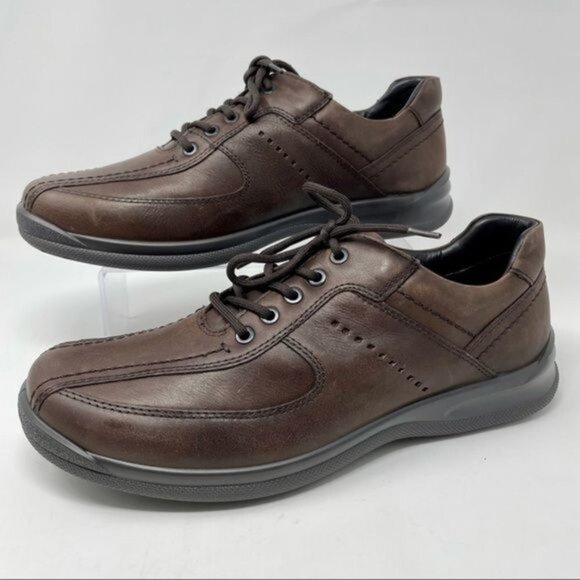 NWT Men’s Hotter Comfort “Lance” Brown ShoeSZ 11 - Picture 3 of 14